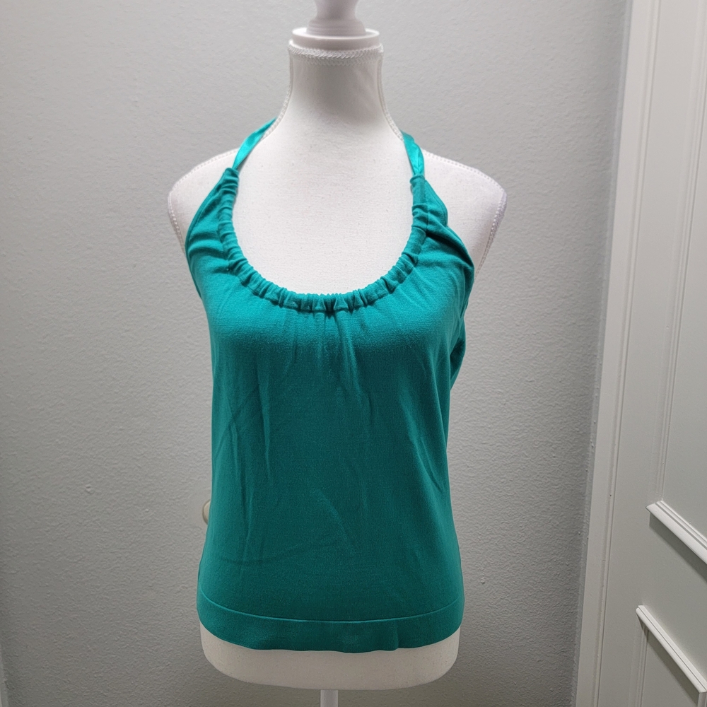 Ann Taylor Teal Halter Camisole